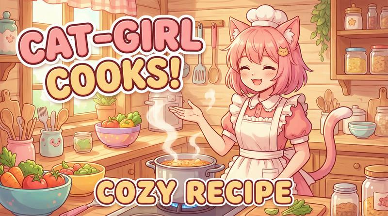 猎奇生活动漫-猫娘厨房日记-美食动漫教程